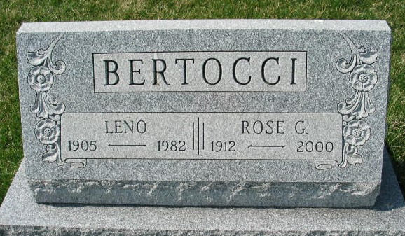 Leno Bertocci tombstone