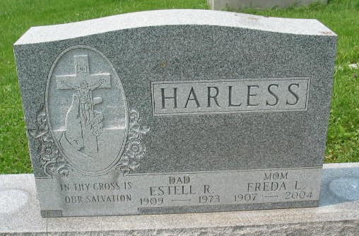 Estell R. Harless tombstone