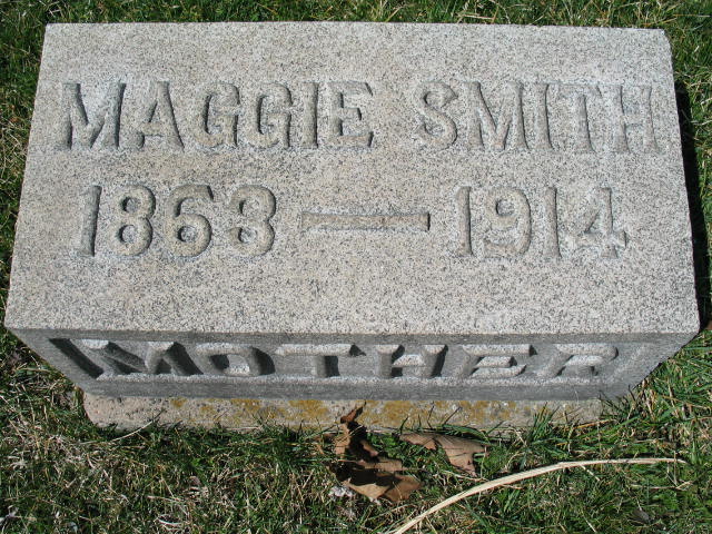 Maggie Smith tombstone