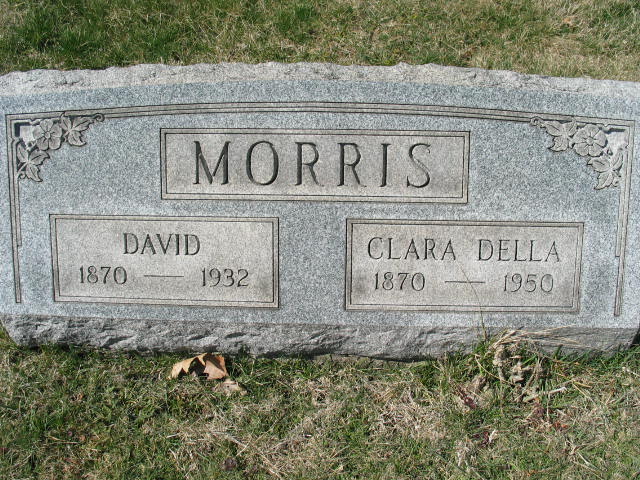 Clara Della Morris tombstone