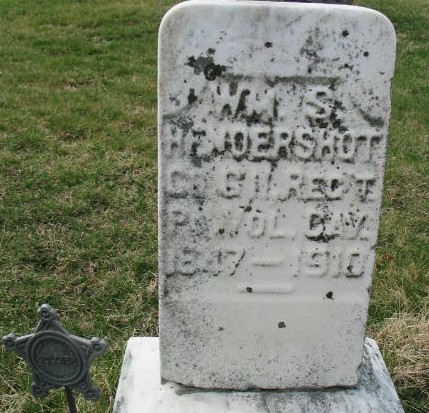 Wm. S. Hendershot tombstone