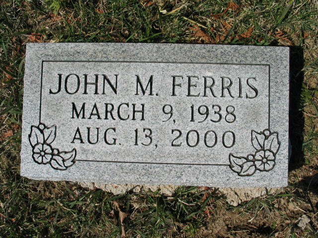 John M. Ferris tombstone