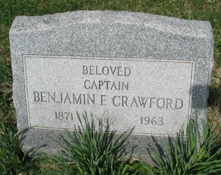 Captain Benjamin F. Crawford tombstone