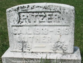 Luther A. Pitzer tombstone