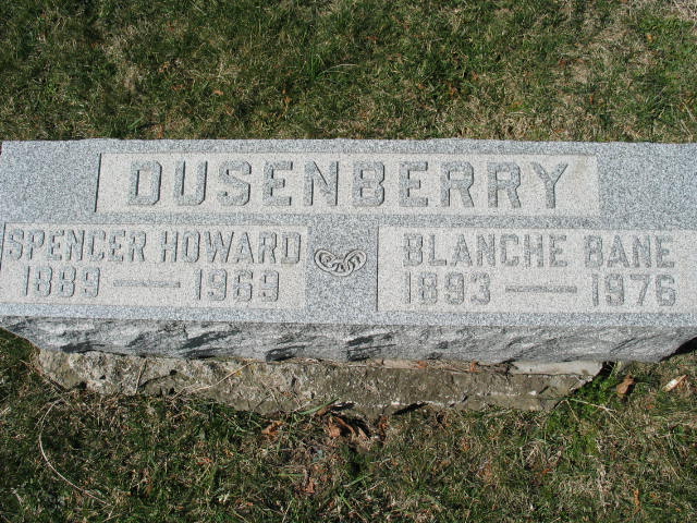 Blance Bane Dusenberry tombstone