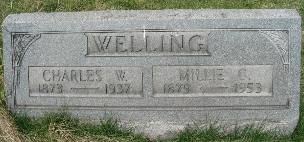 Millie G. Welling tombstone