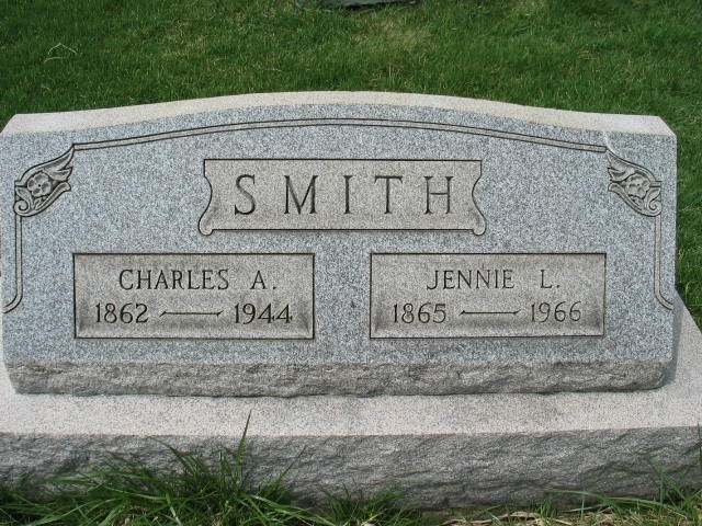 Charles A. Smith tombstone