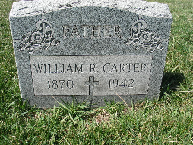 William R. Carter tombstone