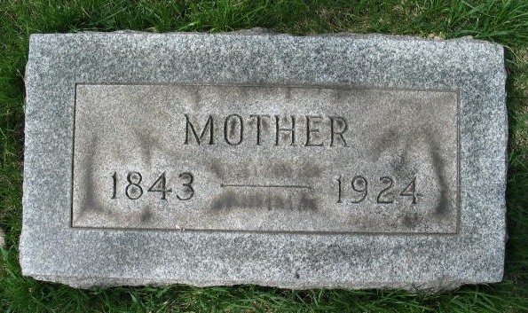 Mother, Patience Hill tombstone