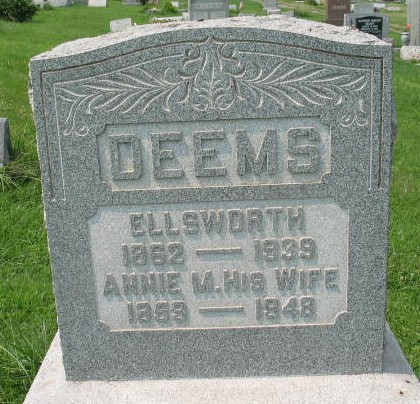 Ellsworth and Annie M. Deems