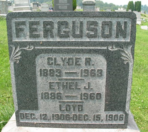 Clyde R. Ethel J., Loyd Ferguson