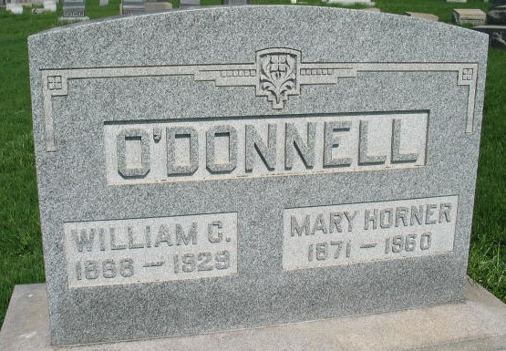 William C and Mary Horner O'Donnell