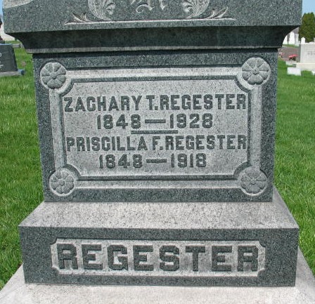 Zachary T. and Priscilla F. Regester