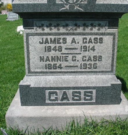 James A. and Nannie G. Gass