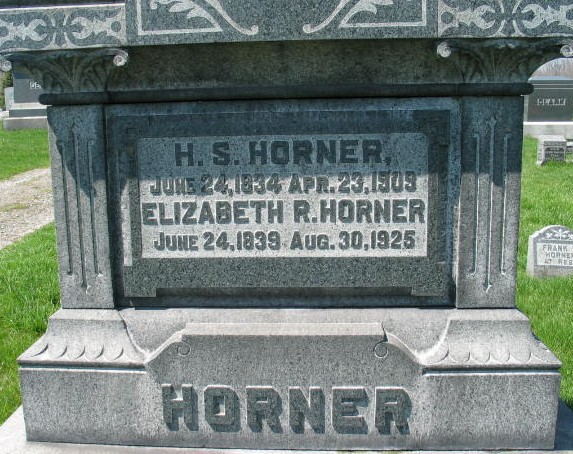 H. S. and Elizabeth R. Horner