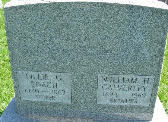 Lillie C. roach and William H. Calverley