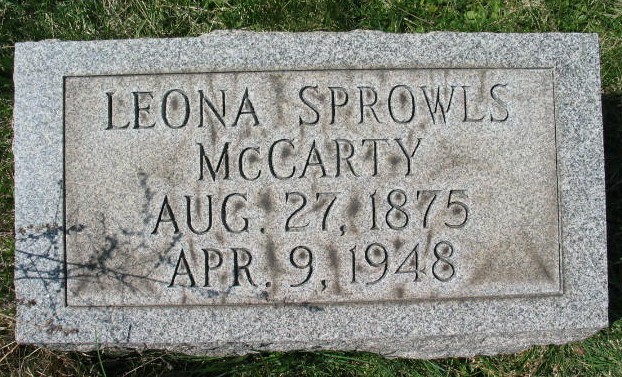 Leona Sprowls McCarty