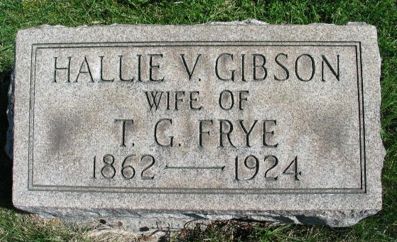 Hallie B. Gibson Frye