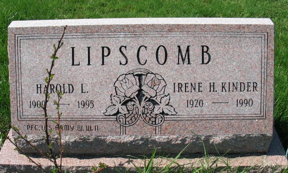 Harold L. and Irene H. Kinder Lipscomb