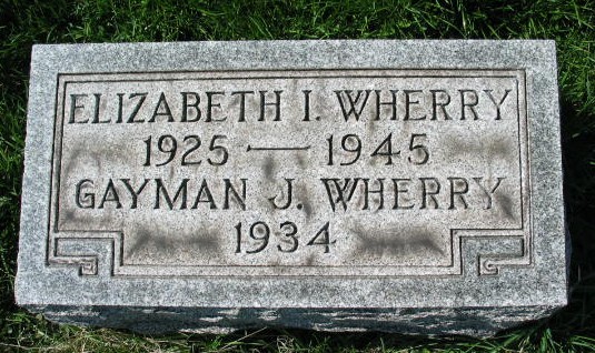 Elizabeth I. and Gayman J. Wherry