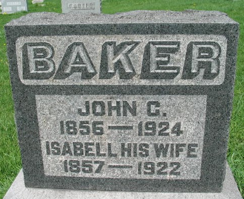 John G. and Isabell Baker
