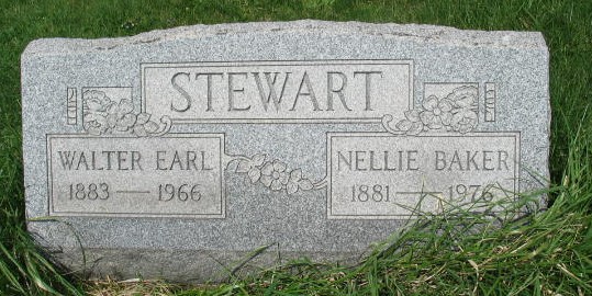 Walter earl and Nellie Baker Stewart
