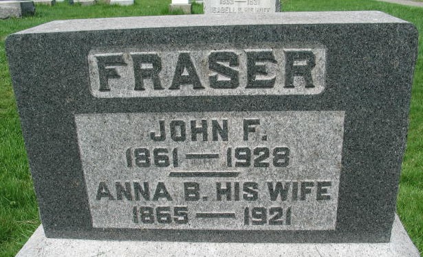 John F. and Anna B. Fraser