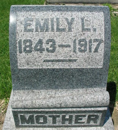 Emily L. Hill tombstone