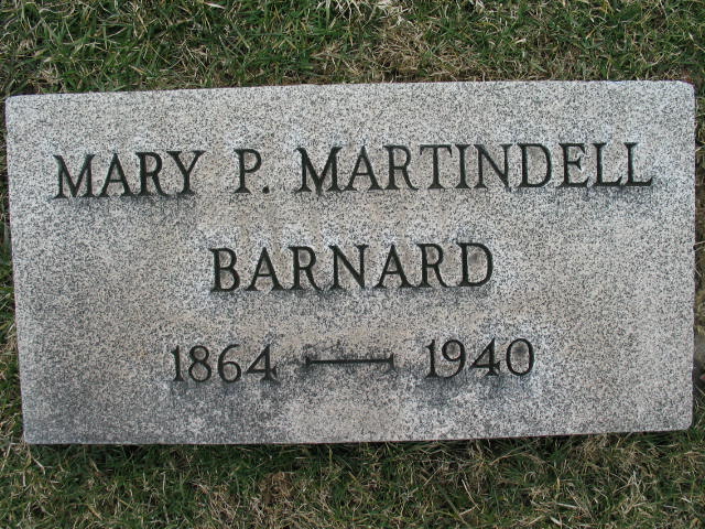 Mary P. Martindell Barnard