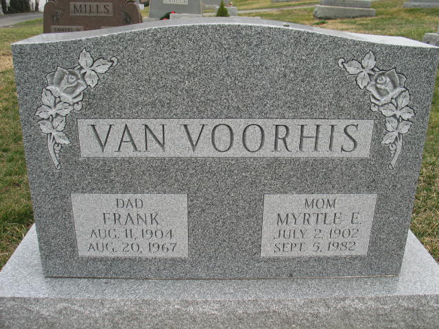Frank and Myrtle E. Van Voorhis