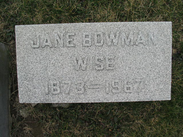 Jane Bowman Wise