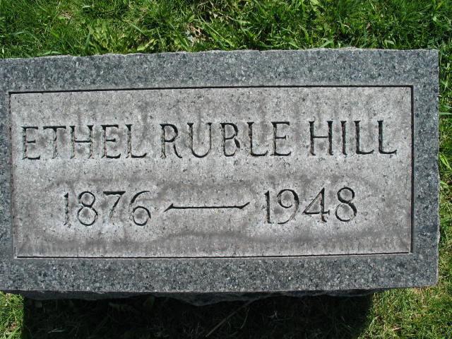 Ethel Ruble Hill