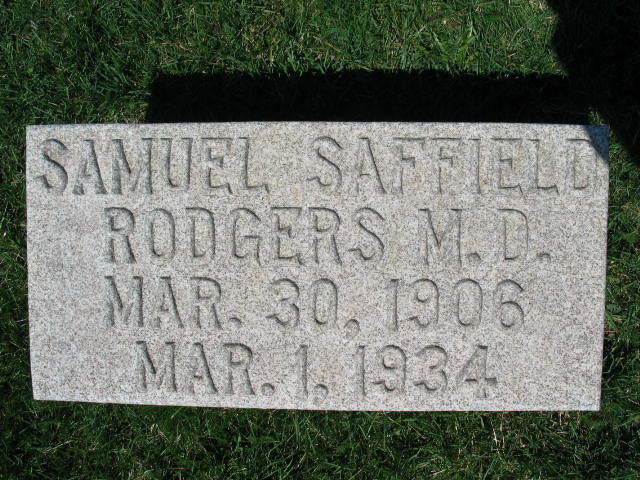 Samuel Saffield Rodgers MD