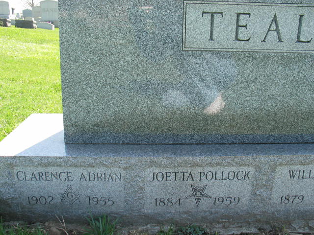 Clarence Adrian and Joetta Pollock Teale