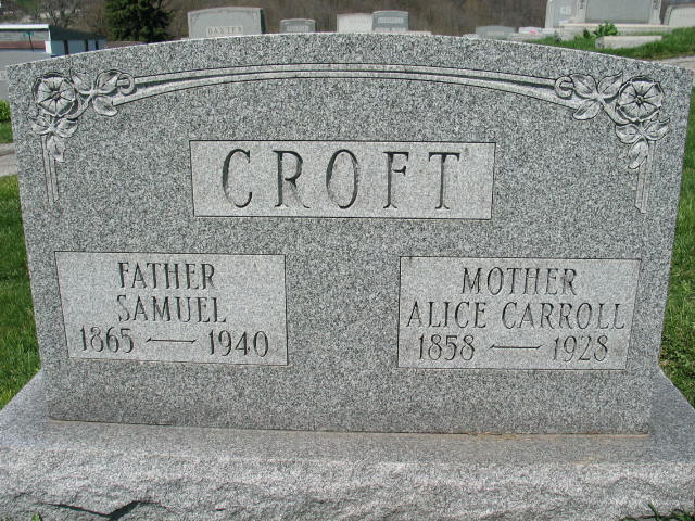 Samuel and Alice Carroll Croft