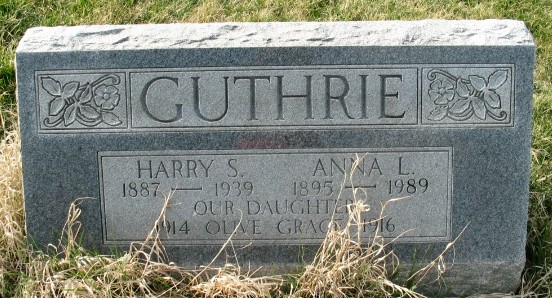 Harry S., Anna L, Olive Grace Guthrie