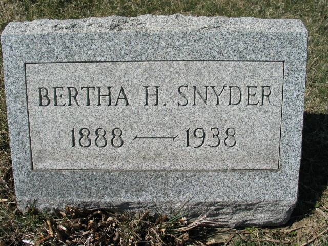 Bertha H. Snyder