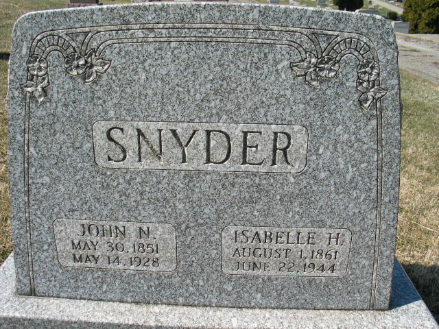 John N. and Isabelle H. Snyder