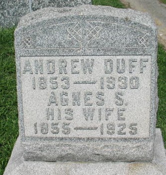 Andrew and Agnes S. Duff