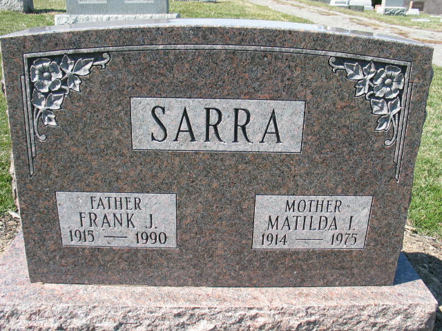 Frank J. and Matilda I. Sarra