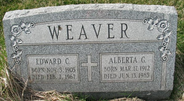 Alberta G. and Edward C. Weaver