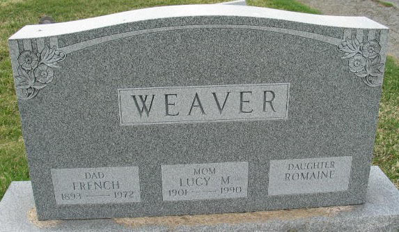 French, Lucy M., Romaine Weaver