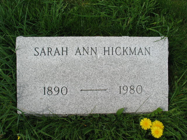 Sarah Ann Hickman