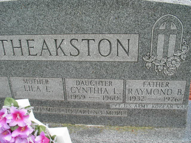 Lila L. Cynthia L., Raymond B. Theakston