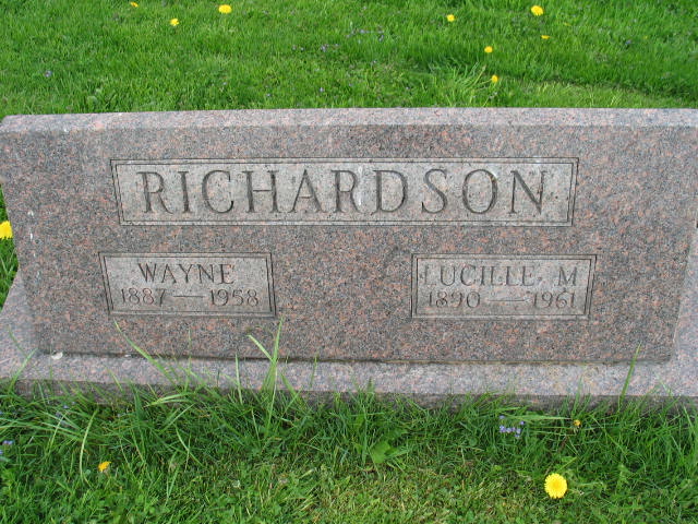 Wayne and Lucille M. Richardson