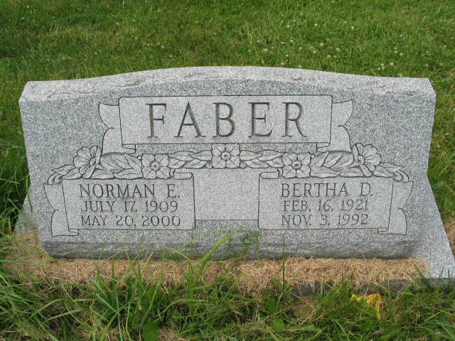 Norman E. and Bertha D. Faber