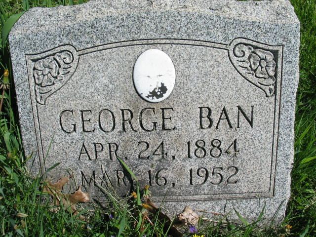 George Ban tombstone