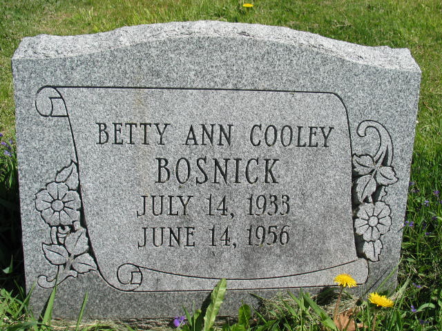 Betty Ann Cooley Bosnick