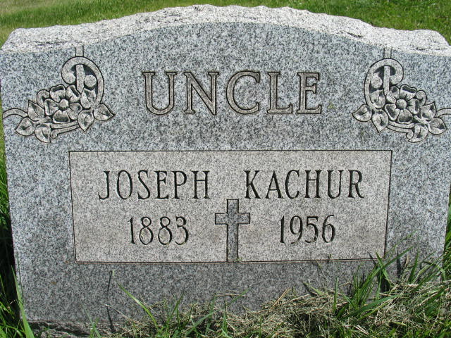 Joseph Kachur tombstone