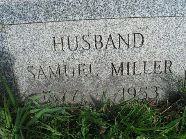 Samuel Miller tombstone